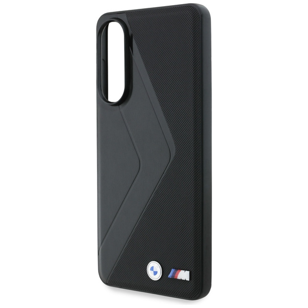 Etui BMW Leather Oversized Stripes       MagSafe do Samsung Galaxy S25 Edge czarny