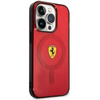 Etui Ferrari Translucent MagSafe na iPhone 14 Pro - czerwone