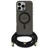 Guess GUHMP16LHCTSGNSK iPhone 16 Pro     6.3" czarny/black hardcase Crossbody Cord Script MagSafe