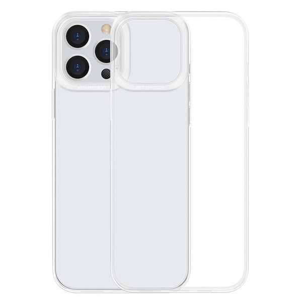 Przeźroczyste Etui Baseus Simple do iPhone 13 Pro Max (białe)