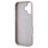 Guess GUHMP16SPSAPSMEP iPhone 16 6.1" różowy/pink hardcase Saffiano Peony Classic Logo MagSafe