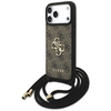 Etui Guess 4G Big Logo Cord Stap         Crossbody do iPhone 17 Pro Max brązowy