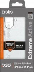 SBS Etui Extreme Active D3O do iPhone 16 Plus - przezroczyste