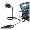 USAMS Kabel 2w1 2xUSB-C 72W 1,2m          Aluminum Alloy Data Cable Sufeng Series SJ740USB101 (US-SJ740)
