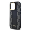 DKNY DKHMP13XPCPVSLK iPhone 13 Pro Max6.7" czarny/black hardcase Leather Checkered Mono Pattern MagSafe