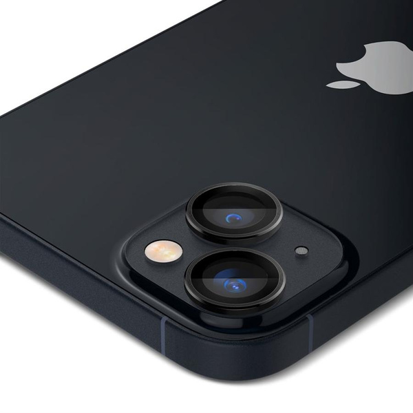 Spigen Glas.tR EZ Fit Optik Camera Protector for iPhone 14 / Plus / 15 / Plus - Black 2 pcs.