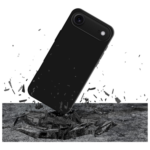 Etui 3MK Silicone Case do Apple iPhone   17 Air czarny