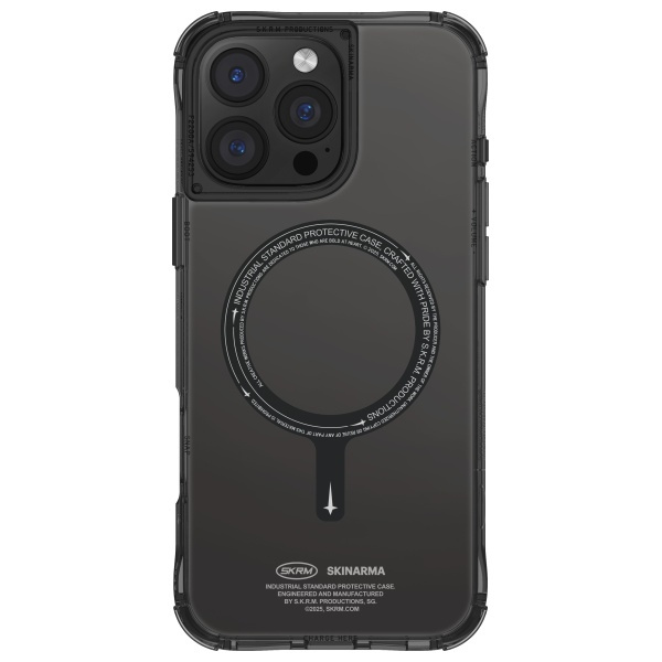 Skinarma etui Saido iPhone 16 Pro 6.3"    Magnetic Charging czarny/black
