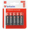 Verbatim Bateria alkaliczna AA LR6 10szt czarny 49875