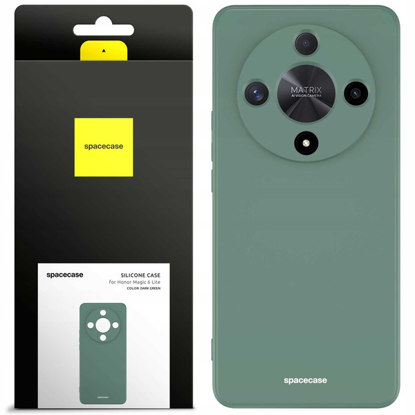 Spacecase Etui Silicone Case Honor Magic 6 lite dark green