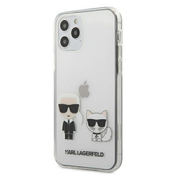 KARL LAGERFELD KLHCP12MCKTR IPHONE 12/12 PRO 6,1" HARDCASE TRANSPARENT KARL & CHOUPETTE