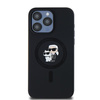 KARL LAGERFELD KLHMP15XSCMKCRHK IPHONE 15 PRO MAX 6.7" CZARNY/BLACK HARDCASE SILICONE KARL & CHOUPETTE RING MAGSAFE