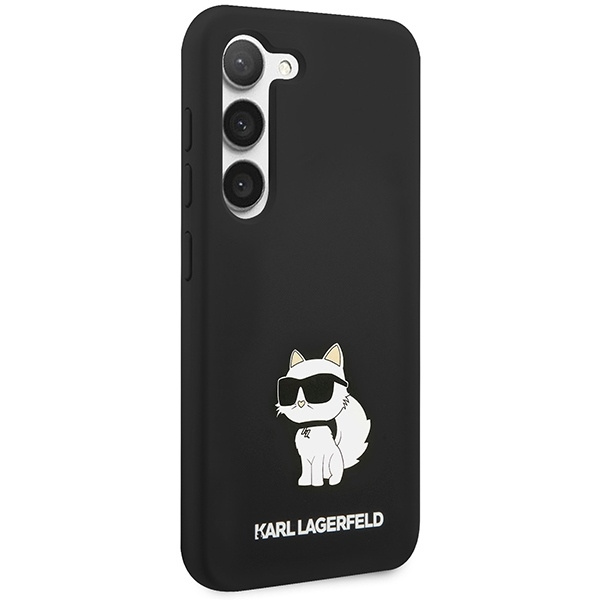 KARL LAGERFELD KLHCS23SSNCHBCK S23 S911 HARDCASE CZARNY/BLACK SILICONE CHOUPETTE