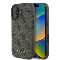 Guess GUHCP16MG4GFBR iPhone 16 Plus 6.7" brązowy/brown hardcase 4G Classic