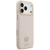Etui Guess Grained Strass Logo MagSafe   do iPhone 17 Pro Max różowy