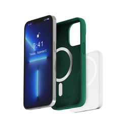 PURO ICON MAG Etui z MagSafe do iPhone 14 Pro (Dark green)