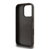 Guess GUHCP16XP4TDPW iPhone 16 Pro Max6.9" brązowy/brown hardcase Leather 4G Triangle Strass