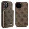 Zestaw Guess GUBPM5P15S4GEMGW iPhone15 6.1" hardcase + Powerbank 5000mAh MagSafe brązowy/brown 4G Metal Logo