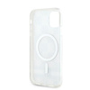 DKNY DKHMN61HCPTSE iPhone 11 / Xr6.1" beżowy/beige hardcase IML Checkered Mono Pattern & Printed Stripes MagSafe