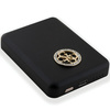 Guess Powerbank indukcyjny 15WGUPBM5AL4DMK 5000mAh czarny/black MagSafe 4G Strassed Metal Logo