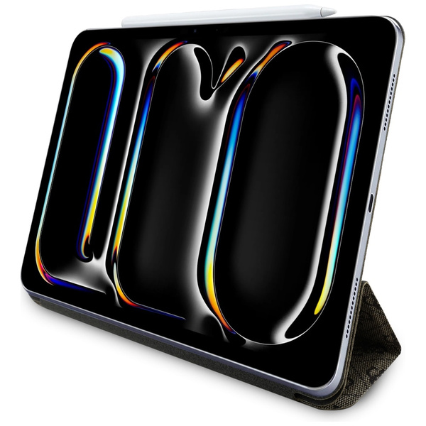 Guess GUFC11PM24PS4SGW iPad Pro 11" 2024 brązowy/brown Magnetic 4G Big Logo