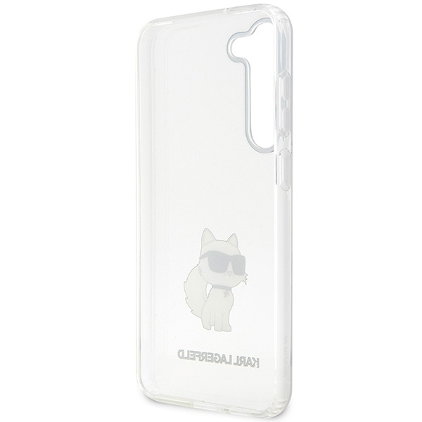 Etui Karl Lagerfeld Ikonik Choupette na Samsung Galaxy S23+ - przezroczyste