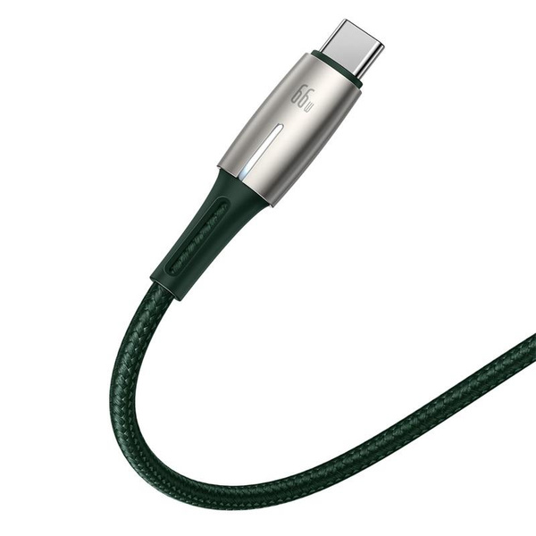 Baseus kabel Cafule Metal USB - USB-C 0,25m czarny 66W