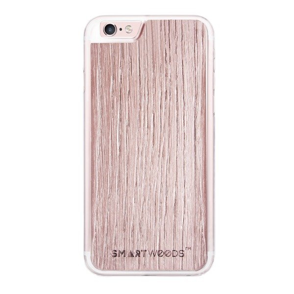 CASE ETUI DREWNIANE SMARTWOODS RÓŻOWY ROSE GOLD IPHONE 6 PLUS / 6S PLUS