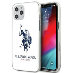 US Polo USHCP12LTPUHRWH iPhone 12 Pro Max 6,7" biały/white Shiny Big Logo