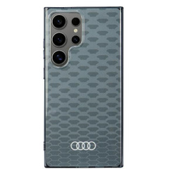 Audi IML Stitching Pattern MagSafe Case  S24 Ultra S928 szary/grey hardcase AU-IMLMS24U-Q5/D3-GY