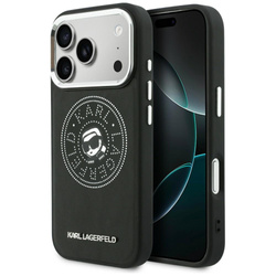 Etui Karl Lagerfeld Point & Karl Sketch  MagSafe do iPhone 17 Pro czarny