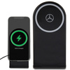 Ładowarka indukcyjna Mercedes Silver Stars MagSafe składana 2w1 15W - czarna