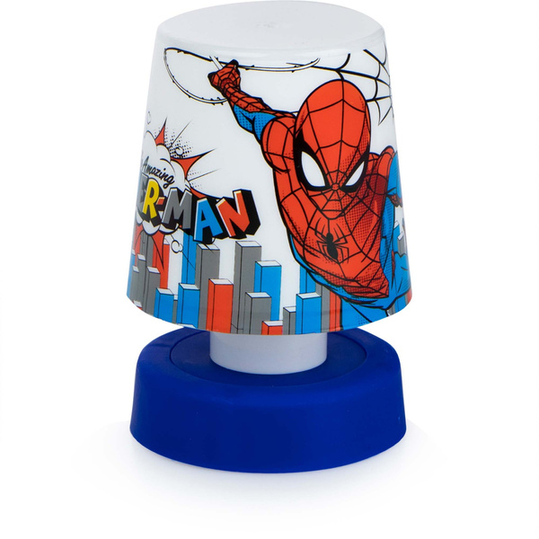 LAMPKA NOCNA  ZMIENIAJĄCA KOLORY SPIDERMAN POWYSTAWOWE 