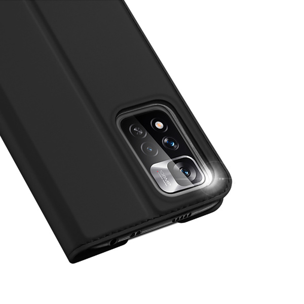 Dux Ducis Skin Pro kabura etui pokrowiec z klapką Xiaomi Redmi Note 11 Pro+ 5G (China) / 11 Pro 5G (China) / Mi11i HyperCharge / POCO X4 NFC czarny