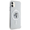 Etui Karl Lagerfeld Karl&Choupette Glitter MagSafe na iPhone 11 / Xr - przezroczyste