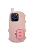 ETUI CASE 3D PIG Z PODSTAWKĄ IPHONE 16 