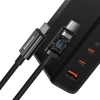 Baseus GaN5 Pro fast charger 2xUSB-C + USB 140W EU black (CCGP100201)