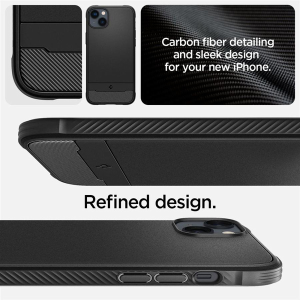 Etui Spigen Rugged Armor Mag z MagSafe na iPhone 14 - czarny mat