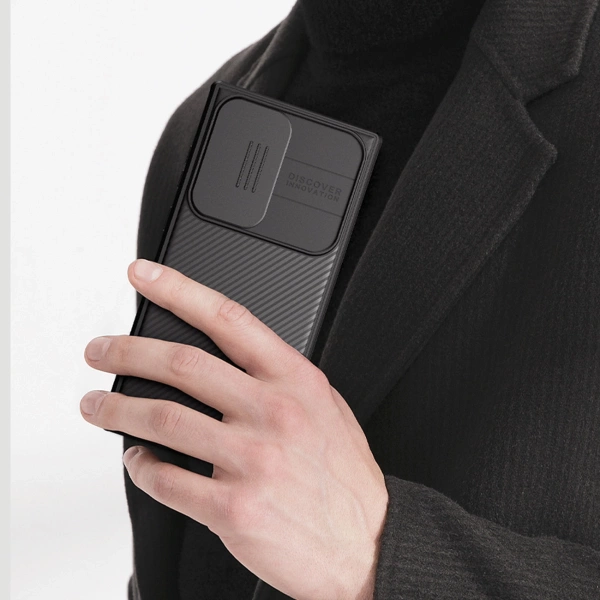 Nillkin CamShield Pro Magnetic Case Case for Samsung Galaxy S23 Ultra Magnetic MagSafe with Camera Protector Black