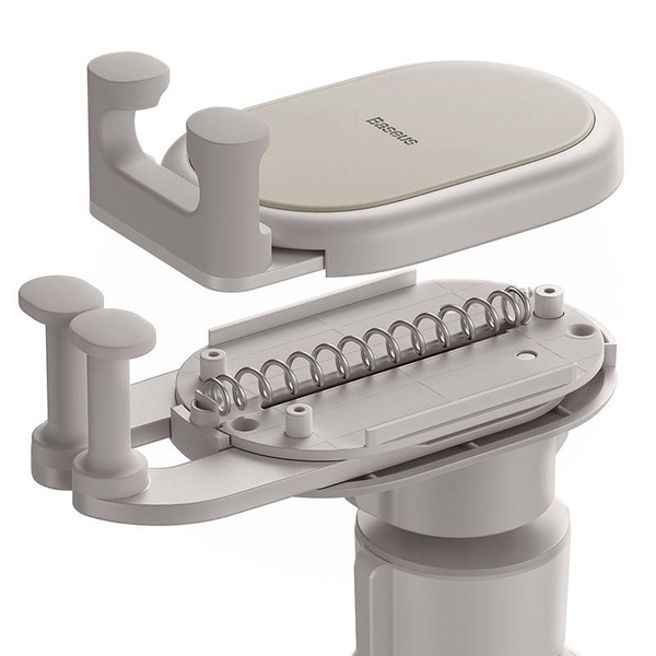 BASEUS STABLE GRAVITATIONAL CAR PHONE HOLDER TO VENTILATION GRID (CREAMY)