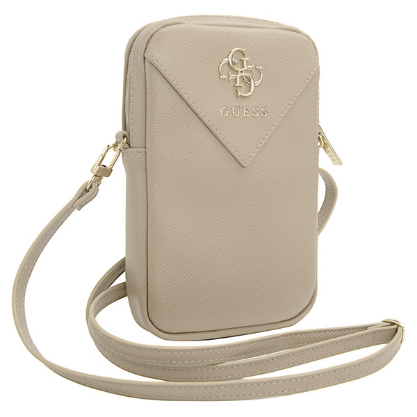 Guess Torebka GUWBZPGSTEGDciemnobeżowy/beige Zip Triangle 4G
