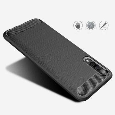CASE ETUI CARBON LUX CZARNY HUAWEI Y8P