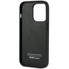 Audi Genuine Leather iPhone 14 Pro 6.1" black/black hardcase AU-TPUPPCIP14P-Q8/D1-BK