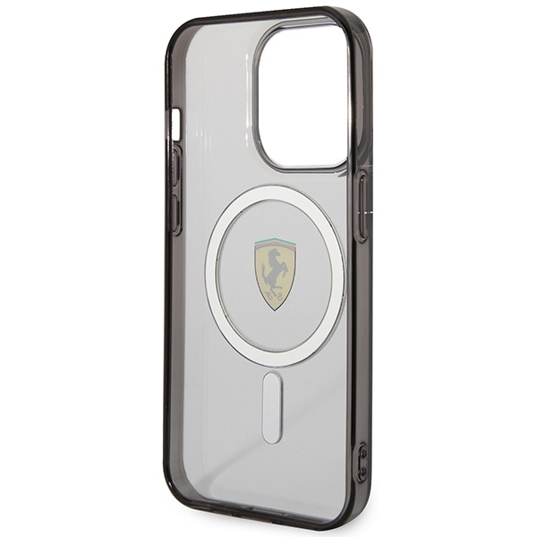 Etui Ferrari Outline MagSafe na iPhone 14 Pro Max - przezroczyste