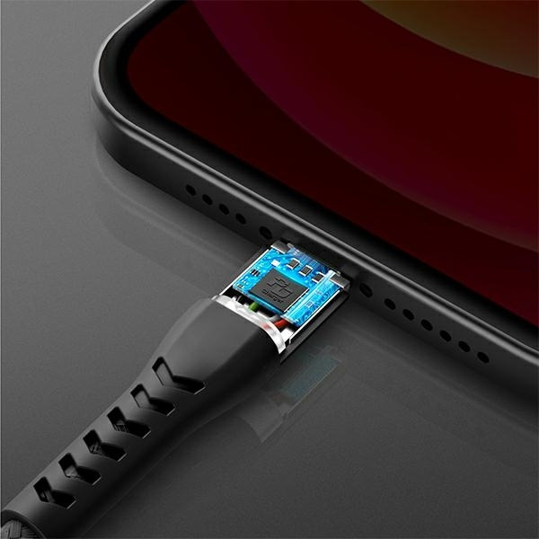 ENERGEA kabel Nyloflex USB-C - Lightning C94 MFI 1.5m niebieski/blue