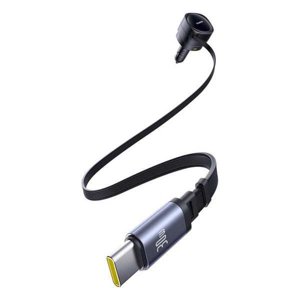Baseus ładowarka samochodowa PD 2x USB 90W + kabel czarna