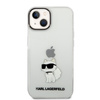 Etui Karl Lagerfeld Ikonik Choupette na iPhone 14 Plus - przezroczyste