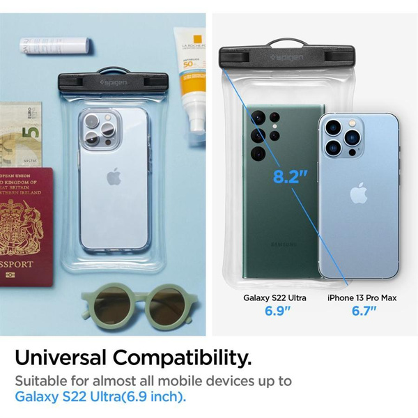 Spigen Aqua Shield A610 Case Waterproof Floating on Water - Transparent
