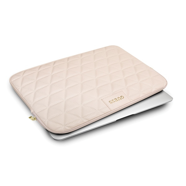 Guess Sleeve GUCS13QLPK 13" różowy/pink Quilted