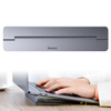 BASEUS SELF-ADHESIVE ALUMINUM LAPTOP STAND SLIM AND THIN DARK GRAY (SUZC-0G)